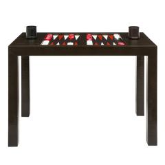 Karl Springer Karl Springer Backgammon Table in Embossed Lizard Leather 1970s - 2170980