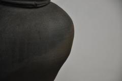 Karl Springer Karl Springer Black Pot Vessel Signed One of a Kind - 440383