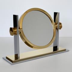 Karl Springer Karl Springer Brass and Nickel Vanity Mirror - 1113467