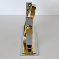 Karl Springer Karl Springer Brass and Nickel Vanity Mirror - 1113468