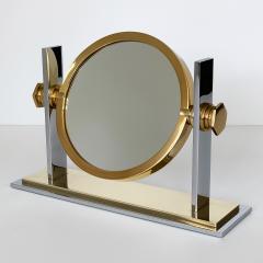 Karl Springer Karl Springer Brass and Nickel Vanity Mirror - 1113469