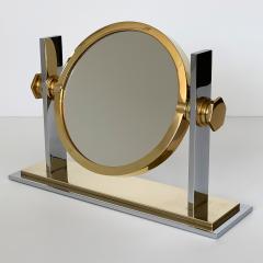 Karl Springer Karl Springer Brass and Nickel Vanity Mirror - 1113471