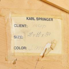 Karl Springer Karl Springer Chest of Drawers with Artisan Shagreen Lacquer 1970s - 2047375