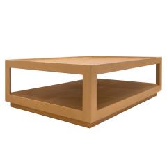 Karl Springer Karl Springer Chic Coffee Table in Embossed Lizard Leather 1993 Signed Dated  - 4207385