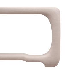 Karl Springer Karl Springer Chinese Cube Style Coffee Table in Beige Lacquered Linen 1980s - 4218663