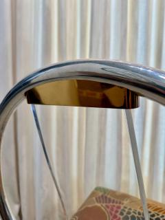 Karl Springer Karl Springer Chinese Curved Back Chair USA c 1980s - 4641530