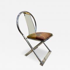 Karl Springer Karl Springer Chinese Curved Back Chair USA c 1980s - 4679049
