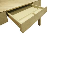 Karl Springer Karl Springer Chinese Parsons Style Desk In Lacquered Goatskin 1985 - 1075572