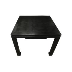 Karl Springer Karl Springer Chinese Style Game Table in Embossed Lizard Leather 1970s - 711308