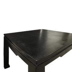 Karl Springer Karl Springer Chinese Style Game Table in Embossed Lizard Leather 1970s - 711312