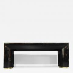 Karl Springer Karl Springer Console Table in Black Lacquer - 2685978