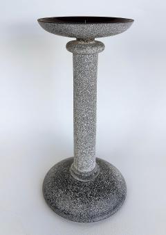 Karl Springer Karl Springer Designs Seguso Italy Black Scavo Candlesticks 1980s Set of 3 - 4541630