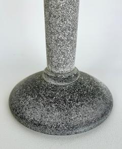 Karl Springer Karl Springer Designs Seguso Italy Black Scavo Candlesticks 1980s Set of 3 - 4541632