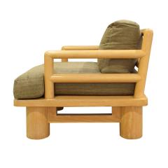 Karl Springer Karl Springer Dowelwood Lounge Chair 1980s - 2337839