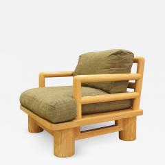 Karl Springer Karl Springer Dowelwood Lounge Chair 1980s - 2338105