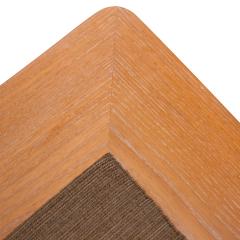 Karl Springer Karl Springer Dowelwood Ottoman in Solid Oak 1980s - 4331503