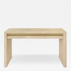 Karl Springer Karl Springer Exceptional Lacquered Goatskin Console Table 1980s - 4194788