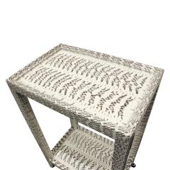 Karl Springer Karl Springer Exceptionally Crafted Telephone Table in Cobra Skin 2002 - 540426