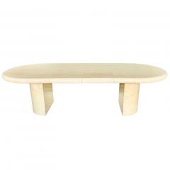 Karl Springer Karl Springer Goatskin Bullnose Dining Table 1980 - 4133831