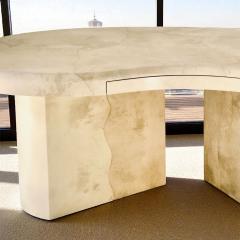 Karl Springer Karl Springer Goatskin Freeform Desk 1988 - 4324801