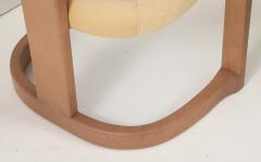 Karl Springer Karl Springer Goatskin Onassis Chairs With Ultrasude Upholstery Set Of 4 - 4129357