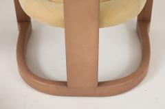 Karl Springer Karl Springer Goatskin Onassis Chairs With Ultrasude Upholstery Set Of 4 - 4129360