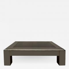 Karl Springer Karl Springer Gunmetal Brass Coffee Table - 760473