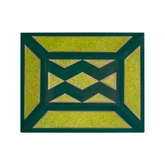 Karl Springer Karl Springer Hinged Box in Green Lacquer with Gold Foil 1970s - 4272001