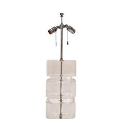 Karl Springer Karl Springer Impressive Stacked Lucite Table Lamp 1980s - 3242959
