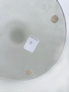 Karl Springer Karl Springer Italian Seguso Silver Infused Candlesticks 1980s a Pair - 4530040