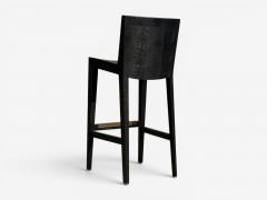 Karl Springer Karl Springer JMF Barstools Embossed Lizard Leather Brass USA 1986 - 4644681