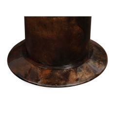 Karl Springer Karl Springer Knife Edge Table in Lacquered Goat Skin 1980s - 2684236