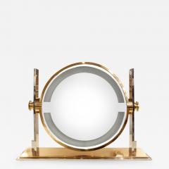 Karl Springer Karl Springer Large Illuminating Vanity Mirror 1980s - 591483