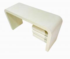Karl Springer Karl Springer Lizard Skin Desk 1970 - 3172521