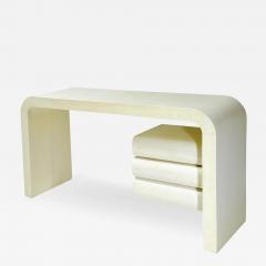 Karl Springer Karl Springer Lizard Skin Desk 1970 - 3177650