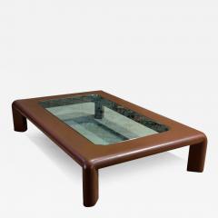 Karl Springer Karl Springer Mark II Leather Coffee Table 1974 - 3869386