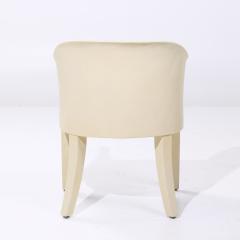 Karl Springer Karl Springer Mid Century Tulip Leather Dining Chairs Set of 8 - 4123068