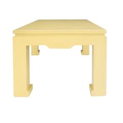 Karl Springer Karl Springer Ming Coffee Table in Canary Python 1970s - 3118467