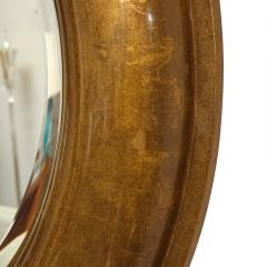 Karl Springer Karl Springer Monumental Lacquered Gold Leaf Mirror 1980s - 2165757