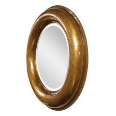 Karl Springer Karl Springer Monumental Lacquered Gold Leaf Mirror 1980s - 2165759