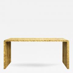 Karl Springer Karl Springer Natural Python Waterfall Console Table 1970s - 332760