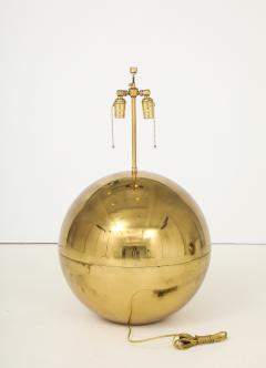 Karl Springer Karl Springer Orb Brass Large And Small Table Lamps - 4651466