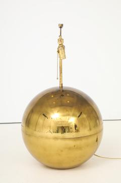 Karl Springer Karl Springer Orb Brass Large And Small Table Lamps - 4651469
