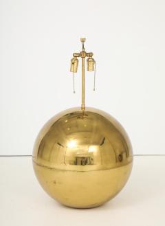 Karl Springer Karl Springer Orb Brass Large And Small Table Lamps - 4651471