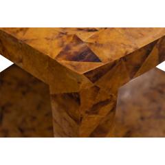 Karl Springer Karl Springer Pair of Large Tessellated Penshell End Tables 1980s Signed  - 3167965