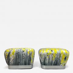Karl Springer Karl Springer Pair of Souffle Ottomans - 2841286