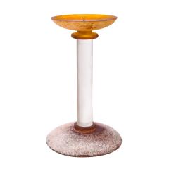 Karl Springer Karl Springer Pair of Unique Artisan Lucite Candle Holders 1980s - 4324318