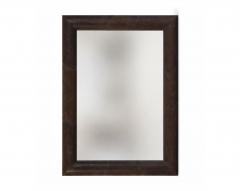 Karl Springer Karl Springer Patinated Embossed Leather Mirror C 1980s - 4540666