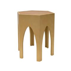 Karl Springer Karl Springer Prototype Cathedral Table in Leather 1976 1978 - 3604128