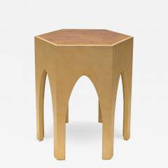 Karl Springer Karl Springer Prototype Cathedral Table in Leather 1976 1978 - 3604769